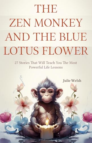The Zen Monkey And The Lotus Flower