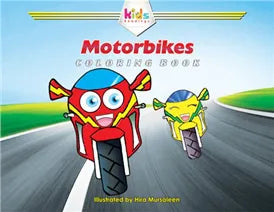 Motorbikes: Coloring Book