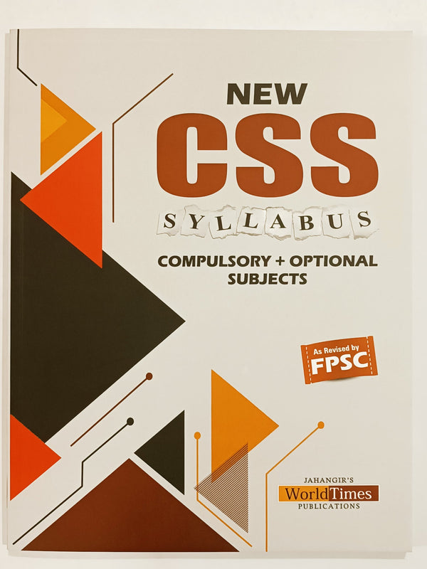 CSS Syllabus For Compulsory Optional Subjects 2026