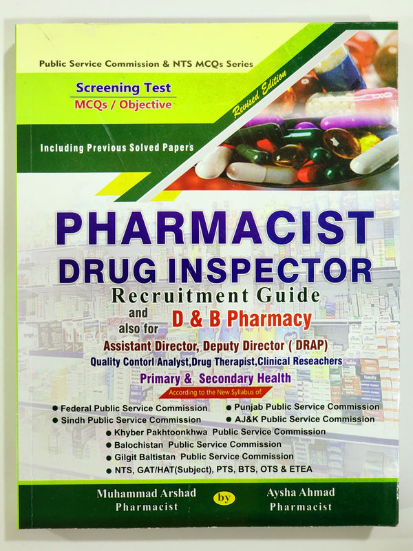 Pharmacist Drug Inspector Recruitment Guide and also for D & B Pharmacy