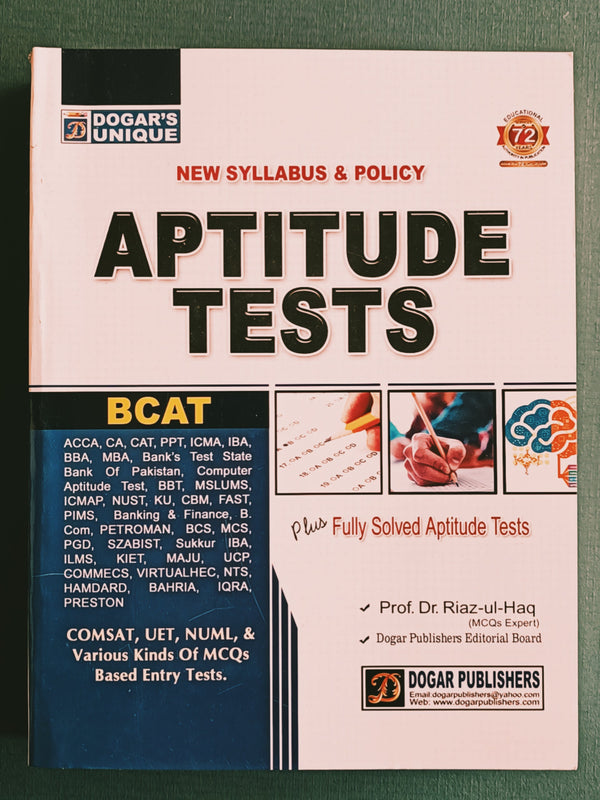 Aptitude Tests By Dogar Publisher