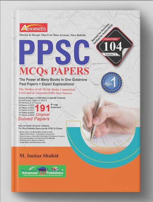 PPSC Model Papers, 104 Edition 2025