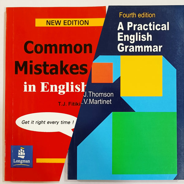 Pack of 2 International Bestseller Practical English Grammar Plus Common Mistakes in English