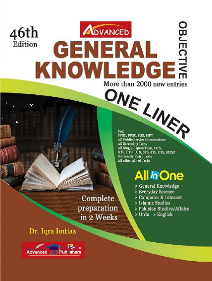 Objective General knowledge (One Liner) 46th edition (2024)