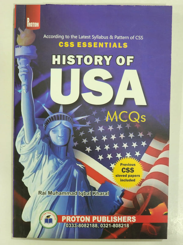 CSS Essentials History of USA MCQs
