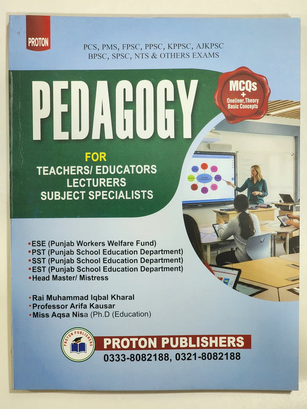 Pedagogy MCQs for Teachers/Educators Lecturers/ Subject Specialist