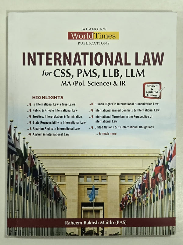 International Law CSS PMS PCS LLB LLM